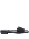 Jimmy Choo Elegant Flat Sandals For Women In Black