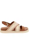 Jimmy Choo Joa Leather Sandals In Brown