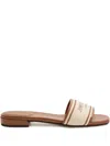 Jimmy Choo Joa Leather Sandals In Multi