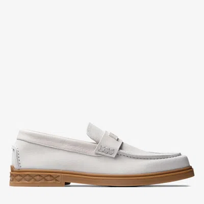Jimmy Choo Josh Driver Suede Loafers In Ash