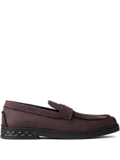 Jimmy Choo Josh Loafers In Red