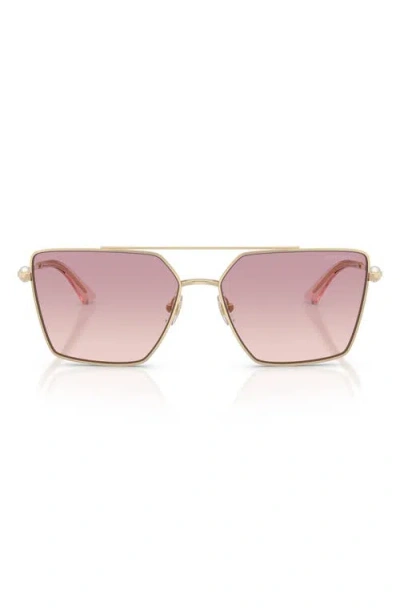 Jimmy Choo Joss 58mm Gradient Square Sunglasses In Multi