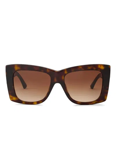 Jimmy Choo Juliana Sunglasses In E5002 Havana