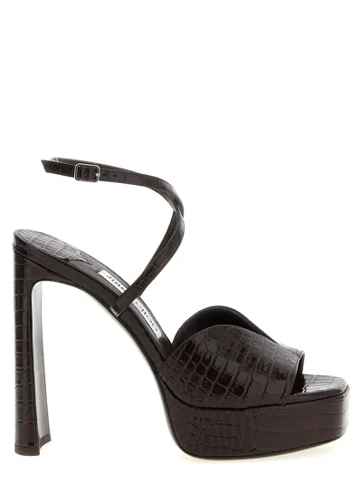 Jimmy Choo 'karli' Sandals In Brown