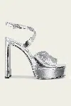Jimmy Choo Karli/pf 125 Platform Sandal In Silver