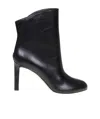 Jimmy Choo Karter Heeled Ankle Boots In Black