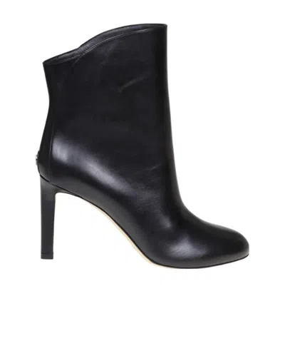 Jimmy Choo Karter Heeled Ankle Boots In Black