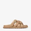 Jimmy Choo Kes Flat In Biscuit