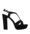 Jimmy Choo 135mm Kesia T-strap Platform Heel Sandals In Black