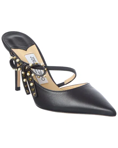 Jimmy Choo Kilia 85 Leather Mule In Animal Print
