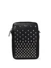 Jimmy Choo Kimi レザー メッセンジャーバッグ In ブラック