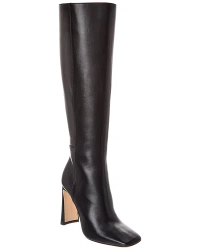Jimmy Choo Kinsey 95 Leather Knee-high Boot In Black