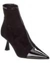Jimmy Choo Kix/z 65 Suede & Patent Bootie