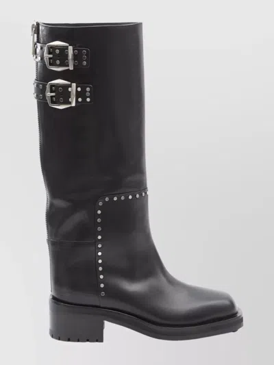 Jimmy Choo Buckle-decorated Knee-high Boots In Multi