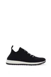 Jimmy Choo 'knitted Sneakers With Sequins - In Black