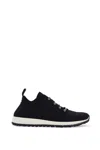 Jimmy Choo 'knitted Sneakers With Sequins - In X Black (black)