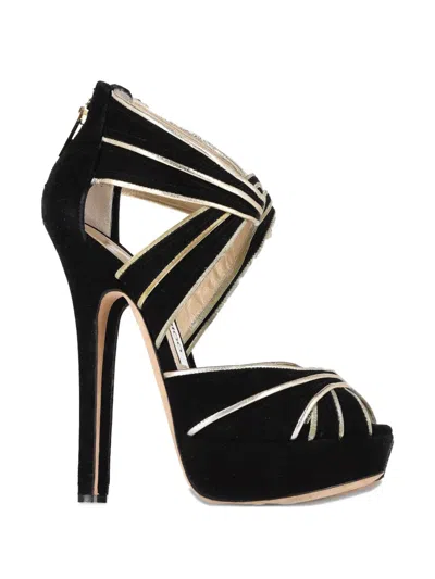 Pre-owned Jimmy Choo Koko Platform Sandals In Black