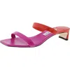 Jimmy Choo Kyda 35 Womens Strappy Leather Heels In Fuchsia Paprika