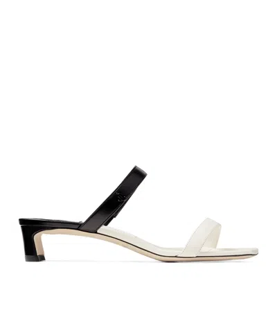 Jimmy Choo Kyda 35mm Leather Mules In White