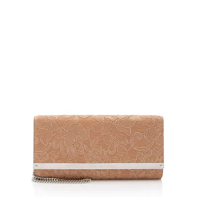 Jimmy Choo Lace Milla Clutch In Multi