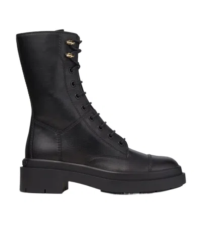 JIMMY CHOO LACE-UP BOOTS