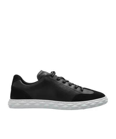 Jimmy Choo Lace-up Low-cut Casual Shoes In Black