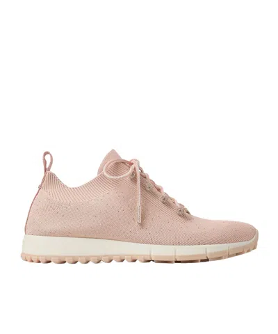 Jimmy Choo Lace-up Sneakers In Nude