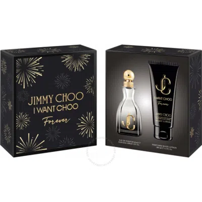 Jimmy Choo Ladies I Want Choo Forever Gift Set Fragrances 3386460134415 In Black