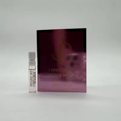 Jimmy Choo Ladies I Want Choo With Love Edp 0.06 oz Fragrances 3386460160889 In Transparent