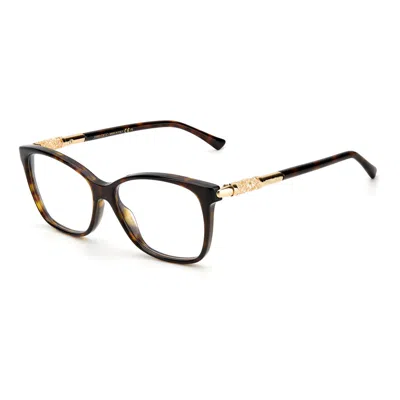 Jimmy Choo Ladies' Spectacle Frame  Jc292-qum  54 Mm Gbby2 In Gold
