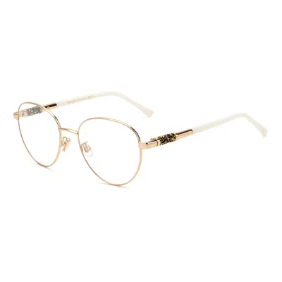 Jimmy Choo Ladies' Spectacle Frame  Jc296-g-000  54 Mm Gbby2 In Gold