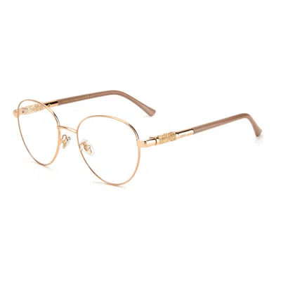 Jimmy Choo Ladies' Spectacle Frame  Jc296-g-ddb  54 Mm Gbby2 In Gold