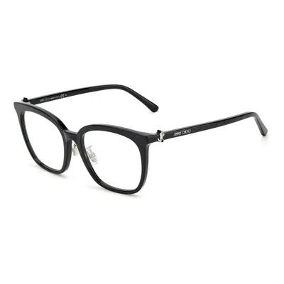 Jimmy Choo Ladies' Spectacle Frame  Jc310-g-dxf  53 Mm Gbby2 In Black
