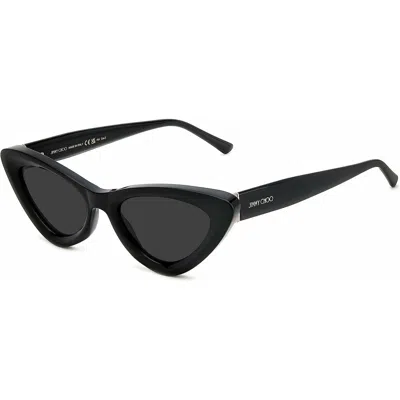 Jimmy Choo Ladies' Sunglasses   52 Mm Gbby2 In Black