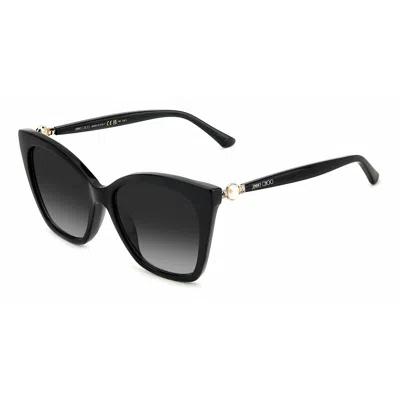 Jimmy Choo Ladies' Sunglasses   56 Mm Gbby2 In Black