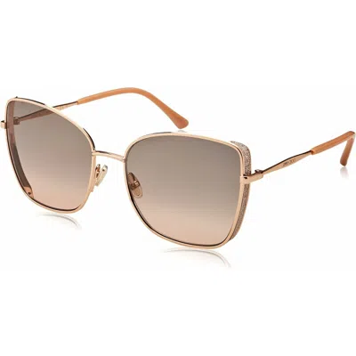 Jimmy Choo Ladies' Sunglasses  Alexis-s-59py3ff  59 Mm Gbby2 In Gold