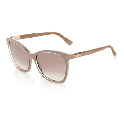 Jimmy Choo Ladies' Sunglasses  Ali-s-fwm-nq  56 Mm Gbby2 In Brown