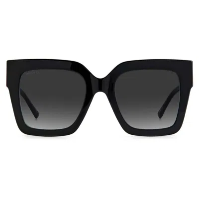 Jimmy Choo Ladies' Sunglasses  Edna-s-807-9o  52 Mm Gbby2 In Black