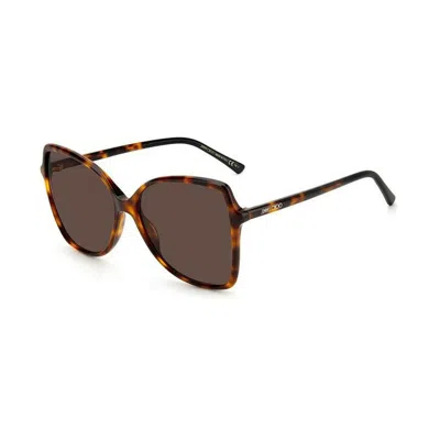 Jimmy Choo Ladies' Sunglasses  Fede-s-086  59 Mm Gbby2 In Brown