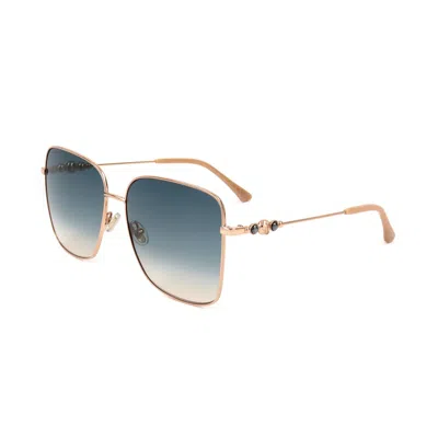 Jimmy Choo Ladies' Sunglasses  Hester-s-bku  59 Mm Gbby2 In Gold