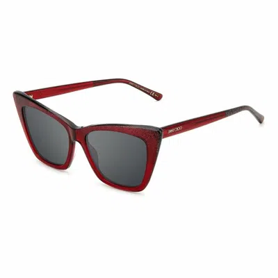 Jimmy Choo Ladies' Sunglasses  Lucine-s-dxl  55 Mm Gbby2 In Brown