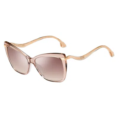 Jimmy Choo Ladies' Sunglasses  Selby-g-s-fwm-nq  57 Mm Gbby2 In Pink