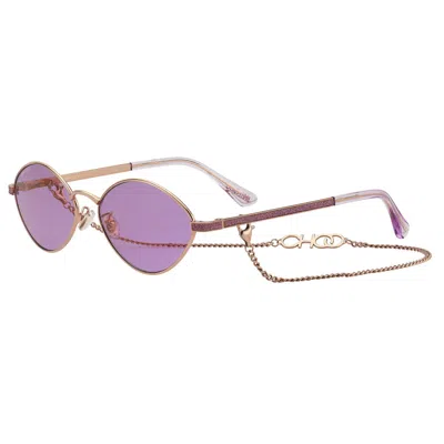 Jimmy Choo Ladies' Sunglasses  Sonny-s-s9e-13  58 Mm Gbby2 In Pink