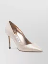 Jimmy Choo Lamé Fabric Pointed Toe Pumps