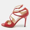 Jimmy Choo Lance In Red