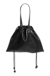Jimmy Choo Large Drawstring Leather Tote In Multi