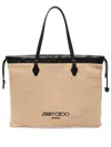 Jimmy Choo Large Drawstring Tote Bag