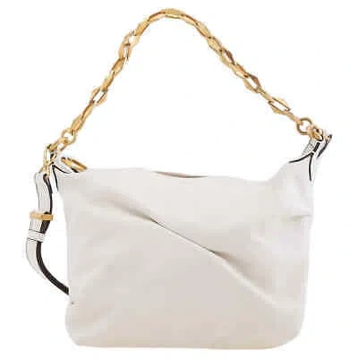Pre-owned Jimmy Choo Latte / Gold Ladies Small Diamond Soft Hobo Bag Diamond Soft Hobo/s In Latte/gold
