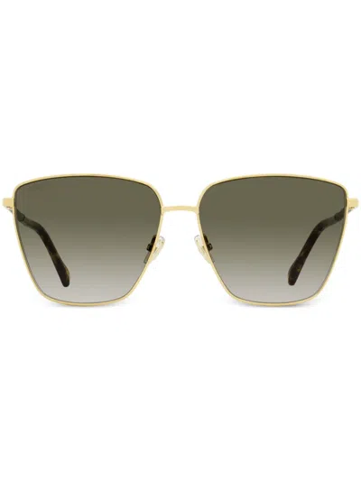 JIMMY CHOO LAVI OVERSIZE-FRAME SUNGLASSES
