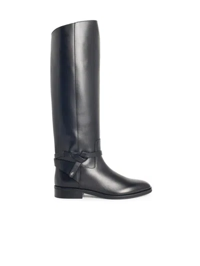 Jimmy Choo 'lawton Kb' Black Leather Boots